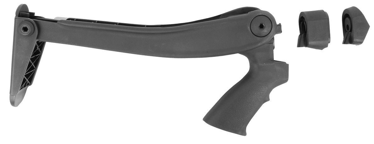 Advanced Technology MTF4900 Shotforce Shotgun Stock Marine Edition Top Folding Black Synthetic for Mossberg 12/20 GA, Rem 870 12 GA, Winchester 12/20 GA