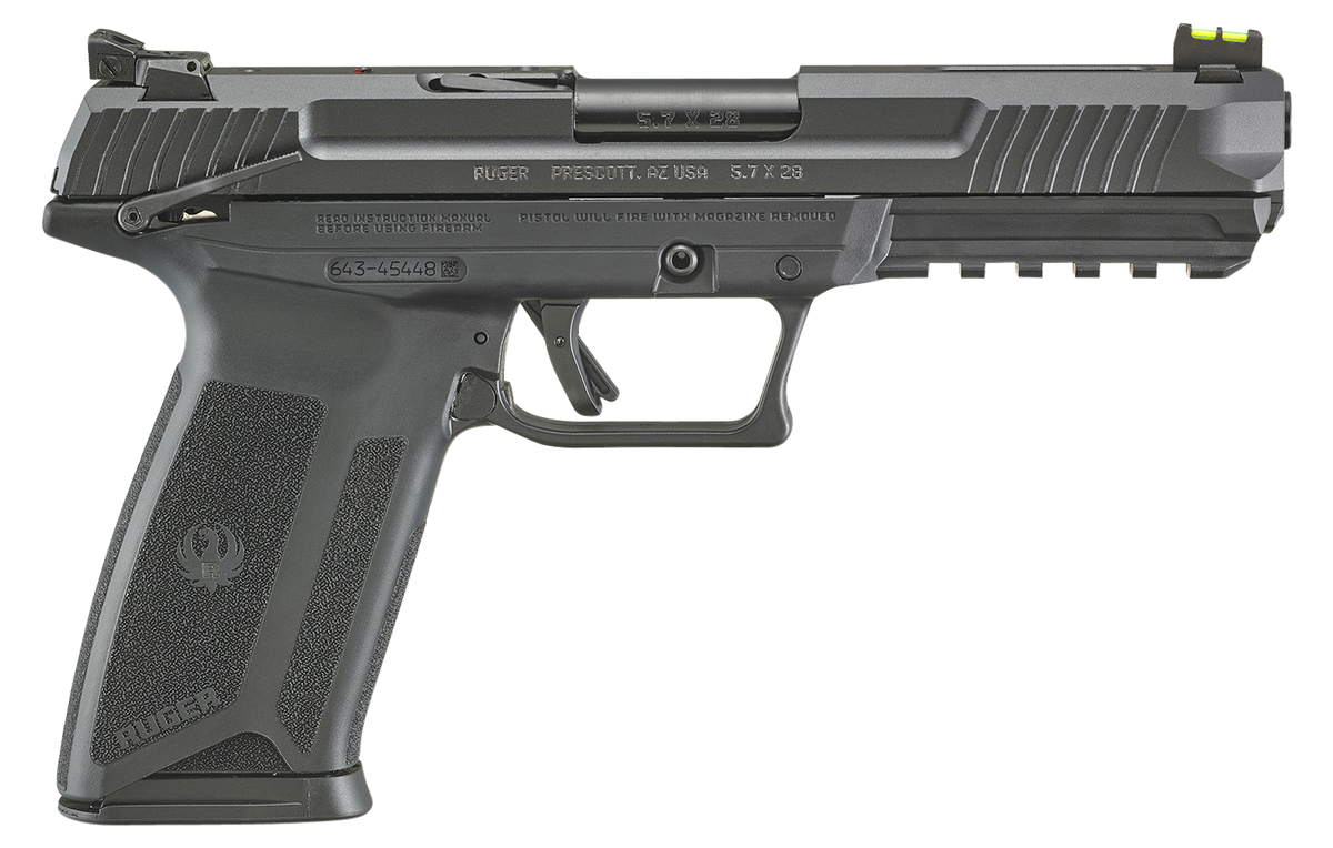 Ruger 16401 Ruger-5.7 5.7x28mm 4.94" 20+1 Semi-Auto Pistol