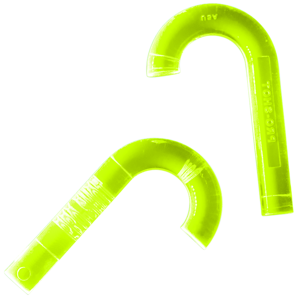 Pro-Shot UV Bore Light .22 Cal/9mm & Up Fiber Optic Illuminator Neon Green 2 Pack