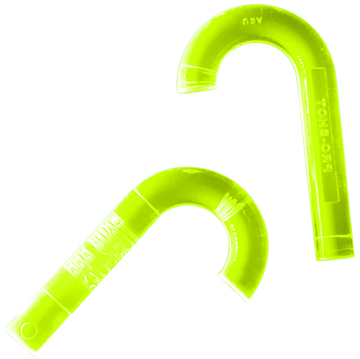 Pro-Shot UV Bore Light .22 Cal/9mm & Up Fiber Optic Illuminator Neon Green 2 Pack