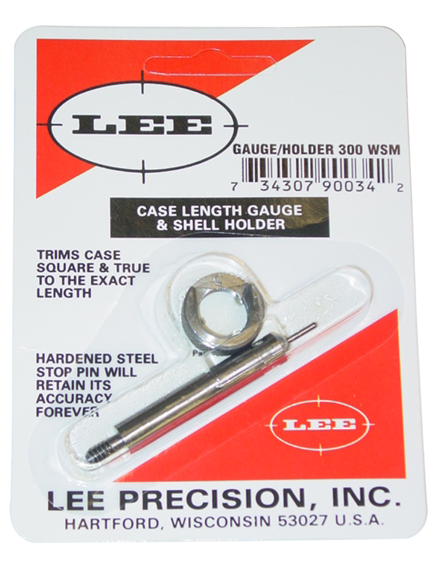 Lee 90034 Case Length Gauge 300 WSM Steel w/ Shell Holder