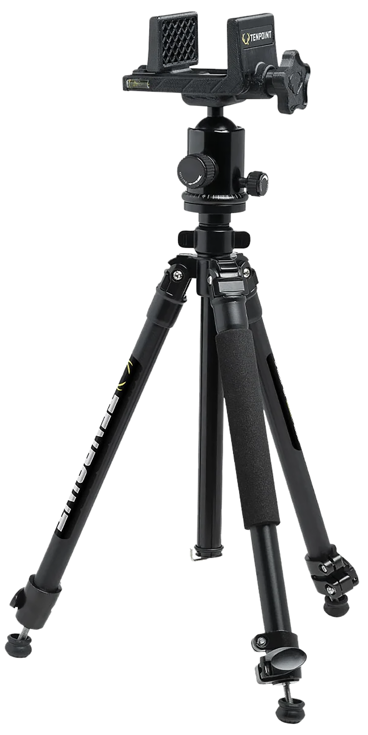 TenPoint Axis Tripod Black - 25-40 in Adjustable Height w/ Spiked Feet & Built-in Compass