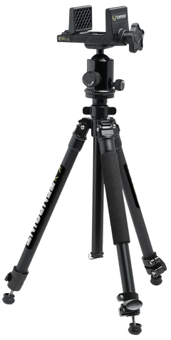 TenPoint Axis Tripod Black - 25-40 in Adjustable Height w/ Spiked Feet & Built-in Compass