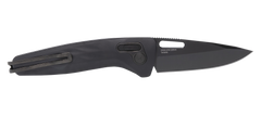 SOG One-Zero XR 3.10" Folding Plain S35VN Black Aluminum Knife