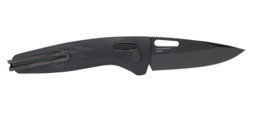 SOG One-Zero XR 3.10" Folding Plain S35VN Black Aluminum Knife