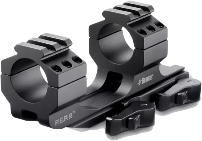 Burris AR-P.E.P.R Scope Mount/Ring Combo 30mm Matte Black Steel Quick Detach