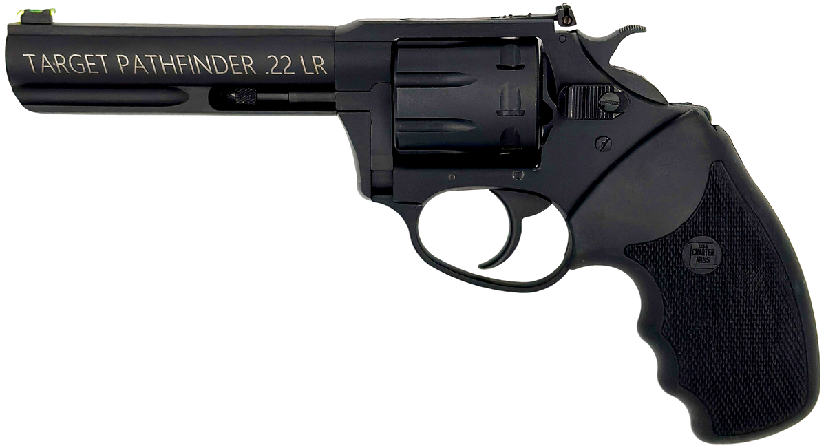 Charter Arms Pathfinder Target Lite 22 LR 4.20" 8rd Revolver - Black