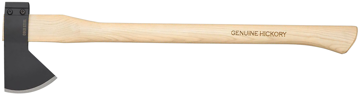 Cold Steel Hudson Bay Camp 4.13" 1055 Carbon Steel Axe 27" American Hickory Handle