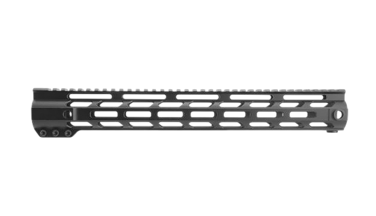 TacFire HG2715 15" M-LOK Free Float Handguard - Full-Length Top Rail - QD Mounts