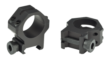 Weaver Mounts 48361 Four-Hole Skeleton Rings 1" High Matte Black