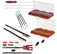 Tipton Ultra Cleaning Kit Rifle .17-.45 Cal Bronze/Nylon Plastic Case