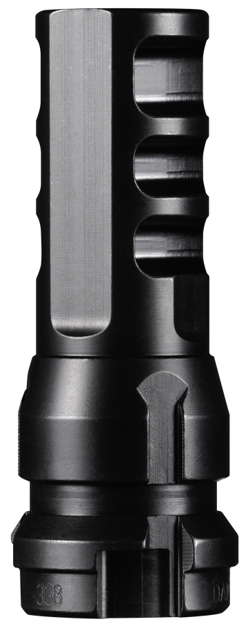 Dead Air DA104 KeyMo Muzzle Brake .338 Cal M18x1 Black Nitride
