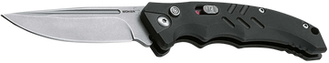 Boker Plus Intention II 3.15" Automatic Folding Drop Point Plain D2 Steel Blade Black G10 Handle