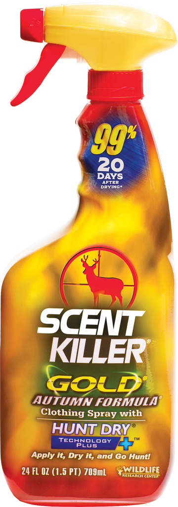 Wildlife Research Scent Killer Gold Autumn Formula Odor Eliminator 24 oz Trigger Spray