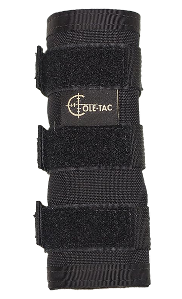 Cole-TAC Metal Python Suppressor Cover 6" Black