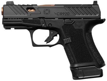 Shadow Systems CR920 Elite 9mm Luger 3.41" 10+1 Semi-Auto Pistol - Black/Bronze
