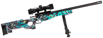 Crickett KSA2149 Precision Package 22 LR 16.12" 1-Rd Bolt Action Rifle - Muddy Girl Serenity Camo Stock