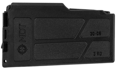 MDT Sporting Goods AICS Magazine 30-06 Springfield 3-Rd Black Polymer Long Action