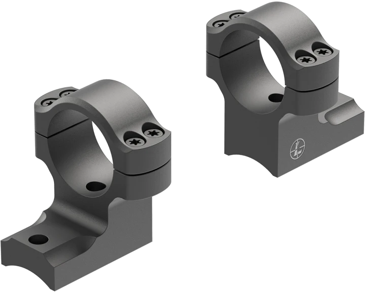 Leupold BackCountry 1" High Matte 2-Piece Scope Ring Mount - Savage 10/110 Round Receiver (8-40)