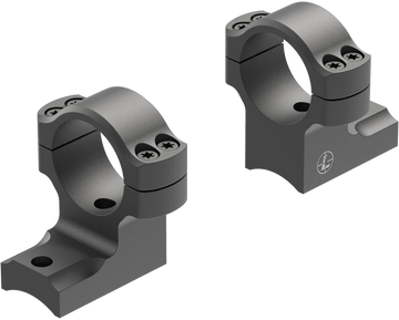 Leupold BackCountry 1" High Matte 2-Piece Scope Ring Mount - Savage 10/110 Round Receiver (8-40)