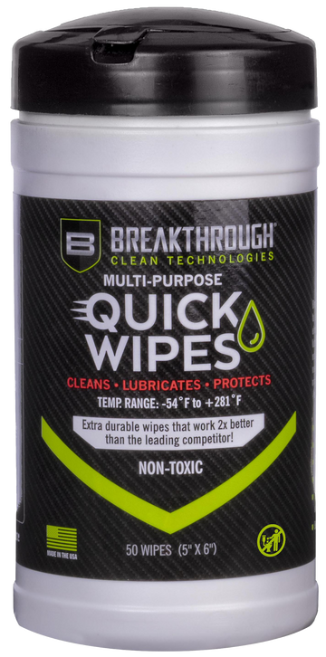 Breakthrough Clean Quick Wipes CLP 5" x 6" 50-Count