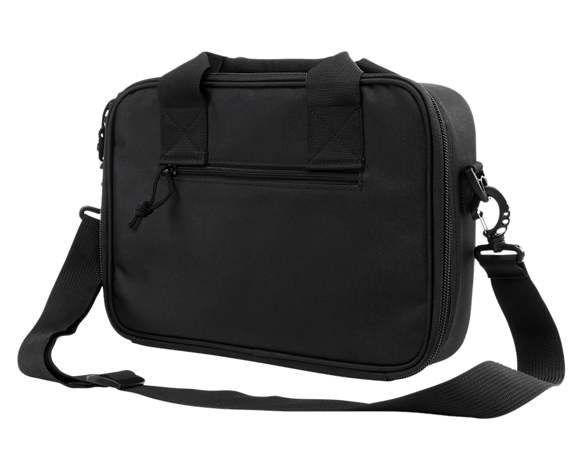 NcSTAR VISM Double Pistol Range Bag 13" Black Padded w/ Mag Pouches