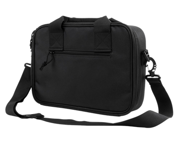 NcSTAR VISM Double Pistol Range Bag 13" Black Padded w/ Mag Pouches