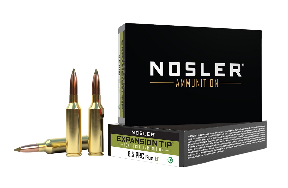 Nosler E-Tip 6.5 PRC 120gr 20-Rd Spitzer Lead-Free - Box or Case