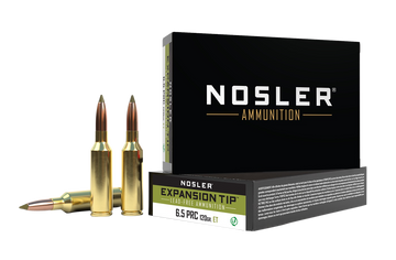 Nosler E-Tip 6.5 PRC 120gr 20-Rd Spitzer Lead-Free - Box or Case