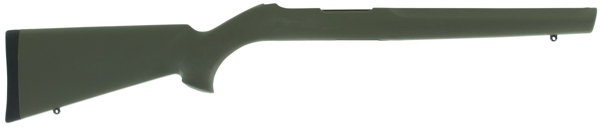 Hogue 22210 OverMolded Rifle Stock OD Green Synthetic for Ruger 10/22 .920" Barrel - Aluminum Pillar Bedded