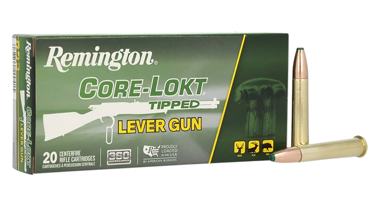 Remington Ammunition Core-Lokt Tipped 360 Buckhammer 180gr 20 Rd - Box or Case
