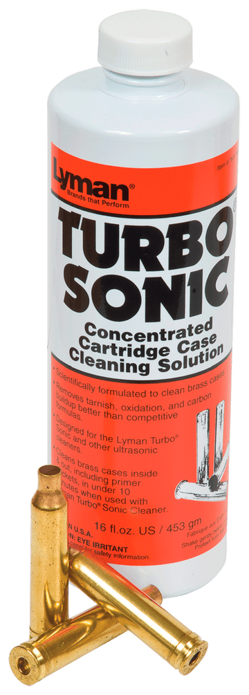 Lyman 7631705 Turbo Sonic Ultrasonic Case Cleaning Solution 16 oz Bottle