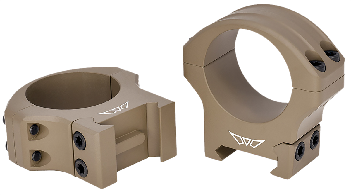 Warne HyperLite 30mm High Scope Rings - Dark Earth Cerakote MagnaFusion Alloy