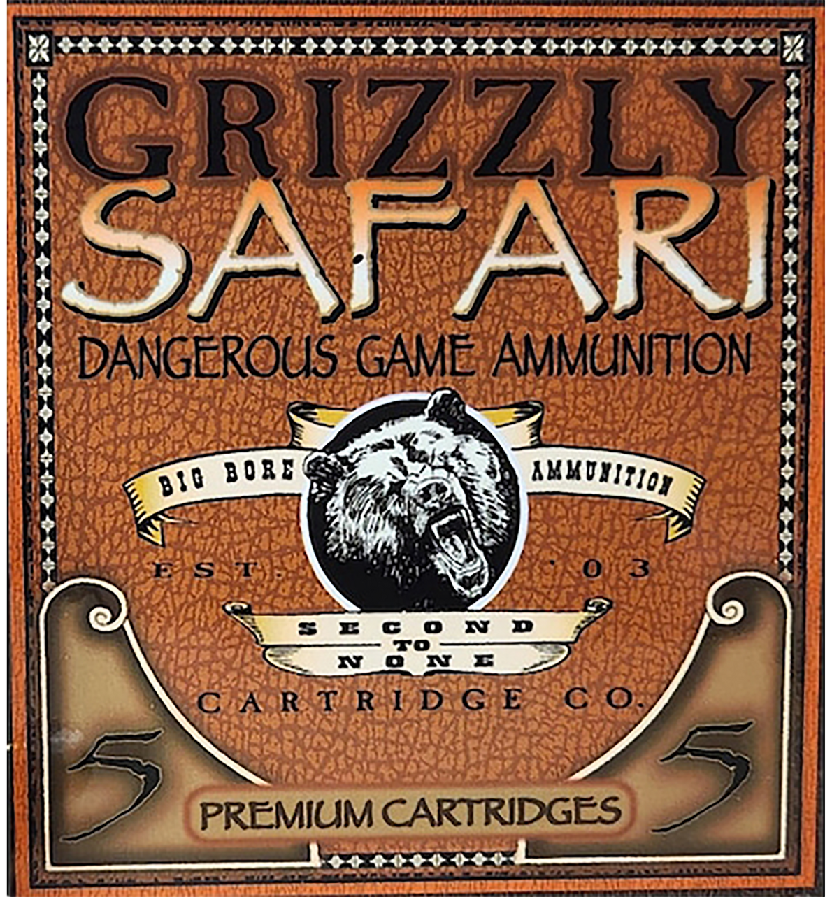 Grizzly Ammo 416 Rigby 400gr Solid Brass 5 Rd - Box or Case