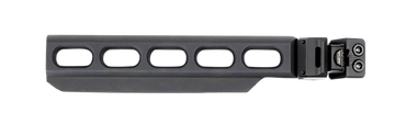 Samson B.R.E. Bufferless Receiver Extension 6-Position w/ Folding Picatinny Adapter - Black Anodized