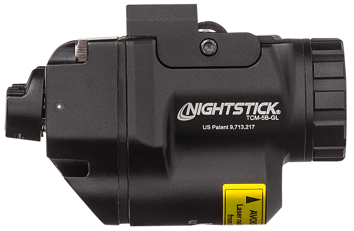 Bayco Nightstick TCM-5B-GL Subcompact Weapon Light w/Green Laser 650 Lumens LED Black Anodized - Glock/Sig/H&K/Ruger/S&W M&P