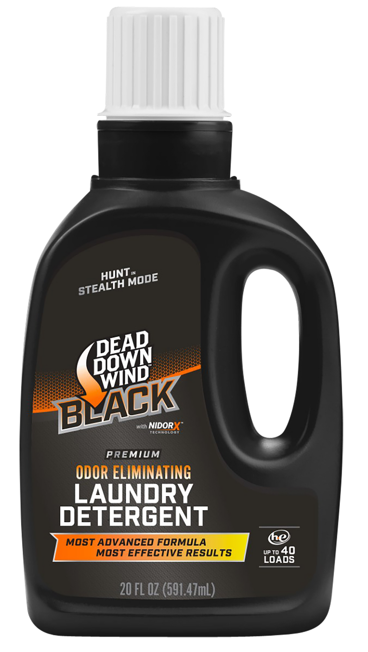 Dead Down Wind Black Premium Laundry Detergent Odor Eliminator 20 oz Jug