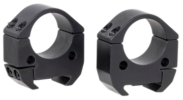 Talley TMS10M Modern Sporting 1" Medium Picatinny Scope Rings - Black Anodized Aluminum, 0 MOA