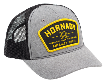 Hornady Cap Gray/Black Mesh Structured Snapback Hat