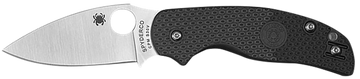 Spyderco Sage 5 Lightweight 3" Plain Edge CPM S30V Satin Black FRN Folding Knife - Alzheimer's