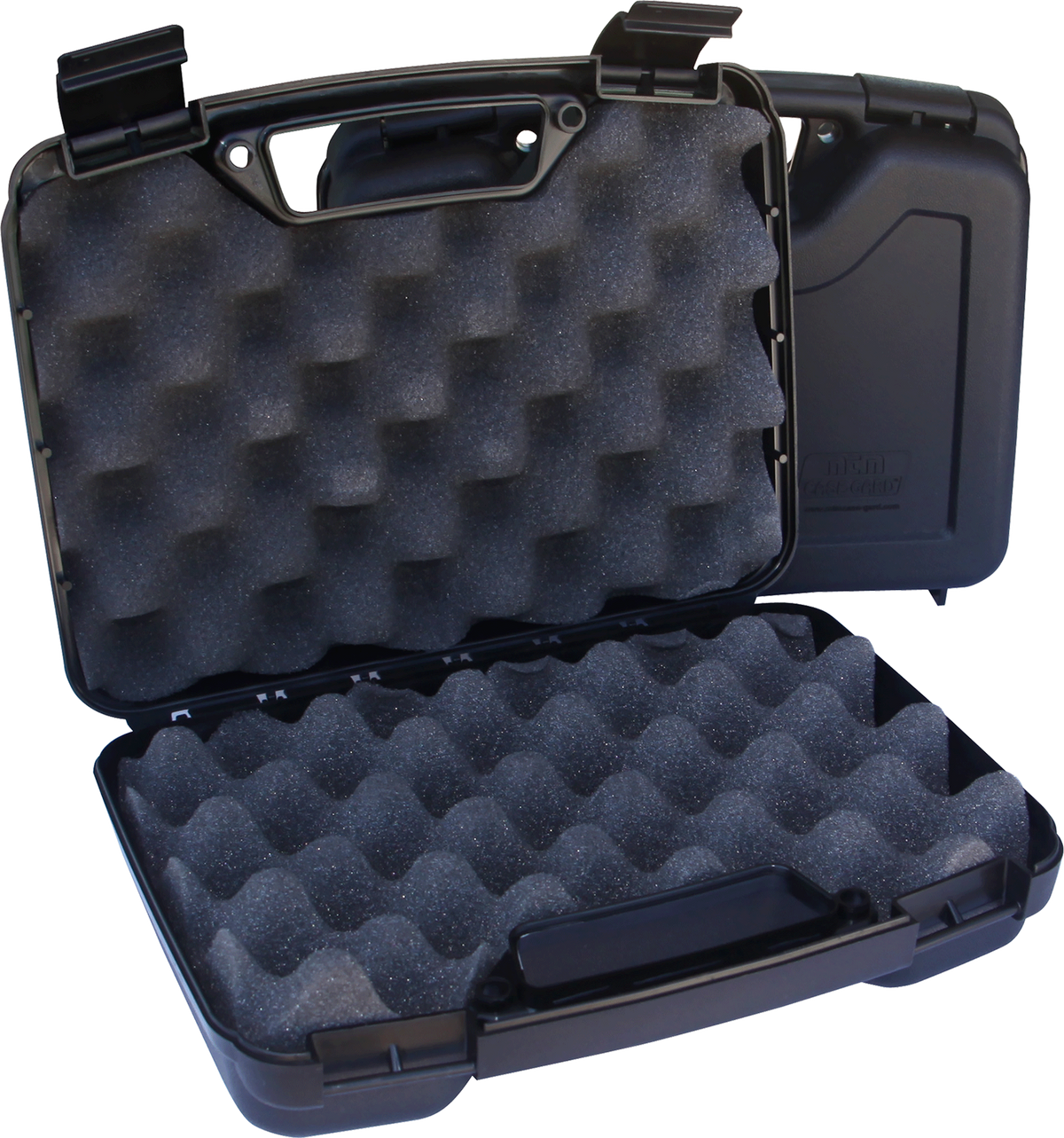 MTM Case-Gard SS-2500 Single Handgun Case - Black Polypropylene Fits 4" Barrel or Less