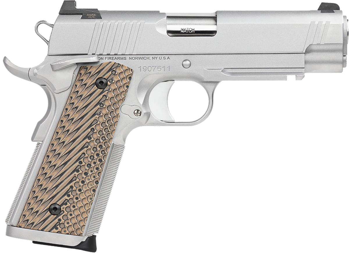 Dan Wesson Specialist Commander 45 ACP 4.25" 8+1 Semi-Auto Pistol - Stainless