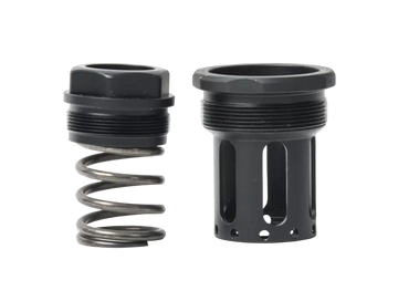 JK Armament HUB Piston Mount 1.55" Aluminum/Stainless Steel Black Nitride - No Piston