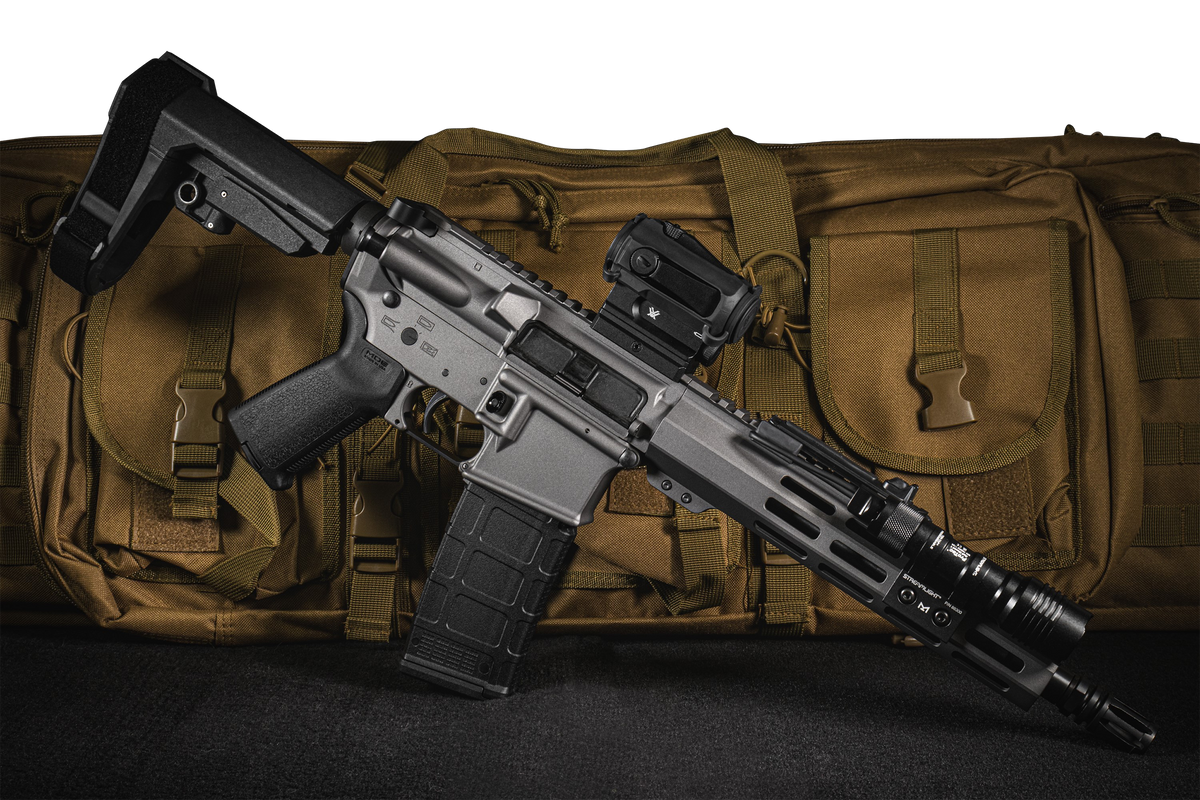 Shark Coast Tactical Grey Night 5.56 NATO 10.5" 30+1 Semi-Auto AR-15 Pistol