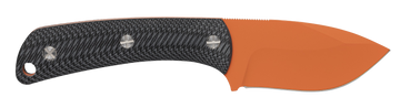 Browning Back Country Small 2.75" Fixed Deep Belly Skinner Plain D2 Steel - Blaze Orange Ceramic Black G10