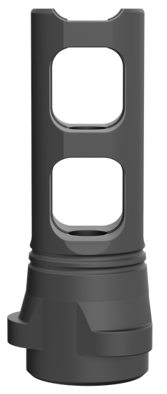 Breek Arms Breek-LOK 3QD Gemini Dual-Port Muzzle Brake .223/5.56 1/2x28 Steel - Black Nitride