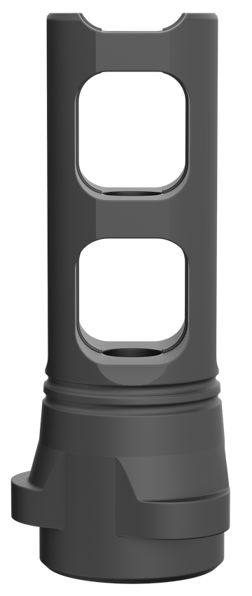 Breek Arms Breek-LOK 3QD Gemini Dual-Port Muzzle Brake .223/5.56 1/2x28 Steel - Black Nitride