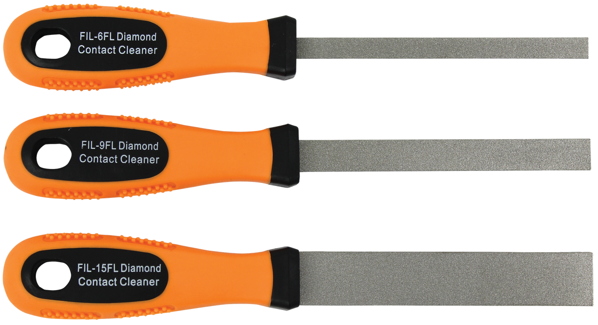 RamRodz Flat File Set 9.25" Diamond Coated Sm/Med/Lg 3-Piece Cleaning File