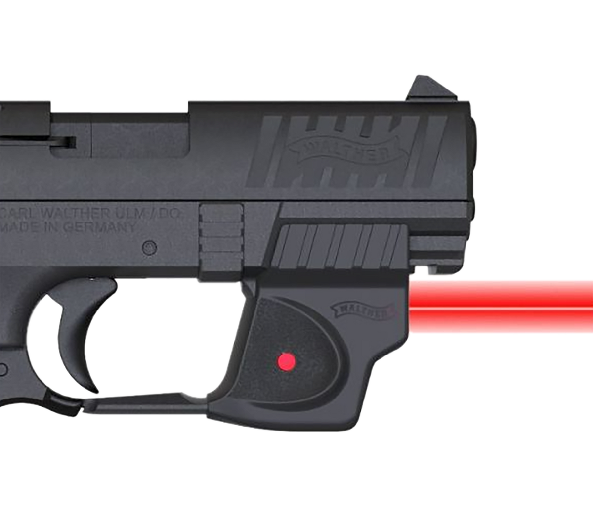 Viridian E-Series Red Laser Sight for Walther P22 Trigger Guard Mount Black