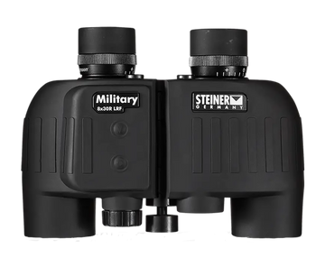 Steiner M830r LRF 8x30mm Mil Radian Ranging Reticle Floating Prism Binocular - Black Rubber Armor